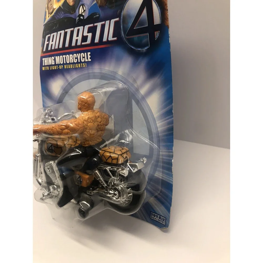 Marvel Toy Biz Fantastic Four 4 Thing Bump and Go Rock Cycle w/ Headlight NISP